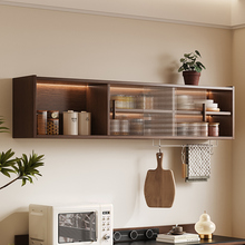 实木吊柜厨房壁挂餐边柜调料储物柜收纳柜北欧简约置物柜餐厅壁橱