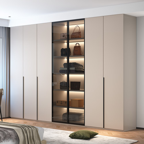 纯实木一门到顶柜子包安装