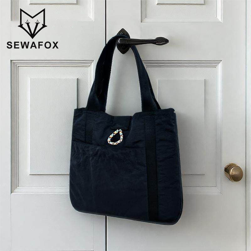 日系托特包男女同款可扩容轻便百搭日常通勤包大容量手提包单肩包