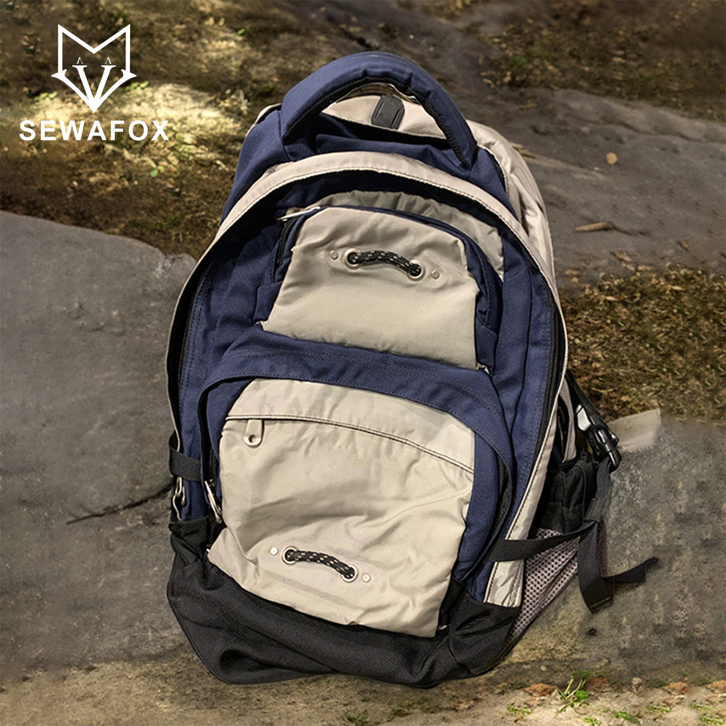 美式旅行背包男大容量电脑双肩包男生通勤运动高中生书包女大学生