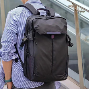 大容量商务双肩包男士通勤男款出差旅行17寸电脑包防水书包男背包