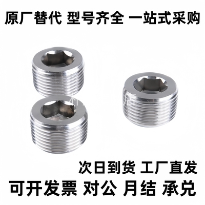 锥型沉头螺塞 堵头 MSWTSK J S 1 2 3 4 6 8 不锈钢带密封涂层型