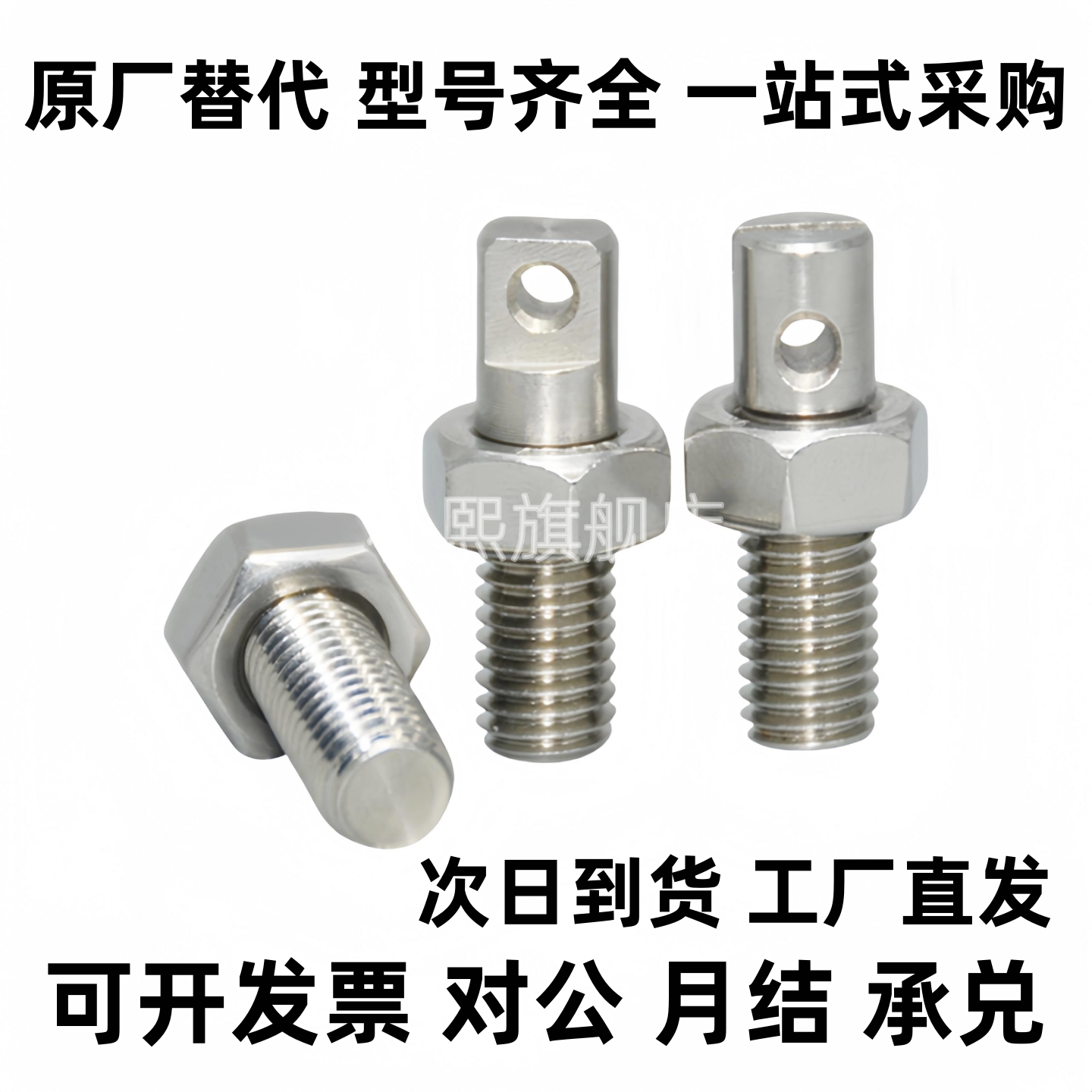 SAIPOZ3/4/5/6-10~25/30两平面颈部全螺纹型弹簧用拉伸支柱 FFE11