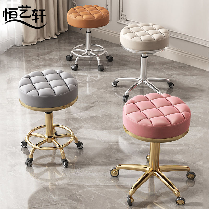 2025新款恒艺轩美容椅理发凳专业美发师椅按摩靠背旋转工作凳子
