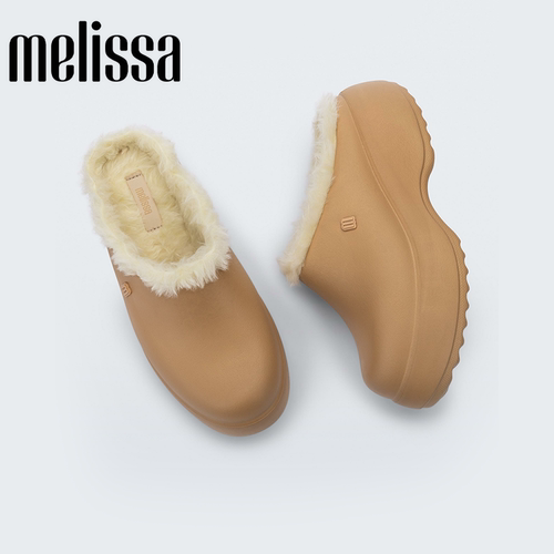 【断码清仓】品牌折扣店正品Melissa梅丽莎女秋冬绒绒厚底鞋35994