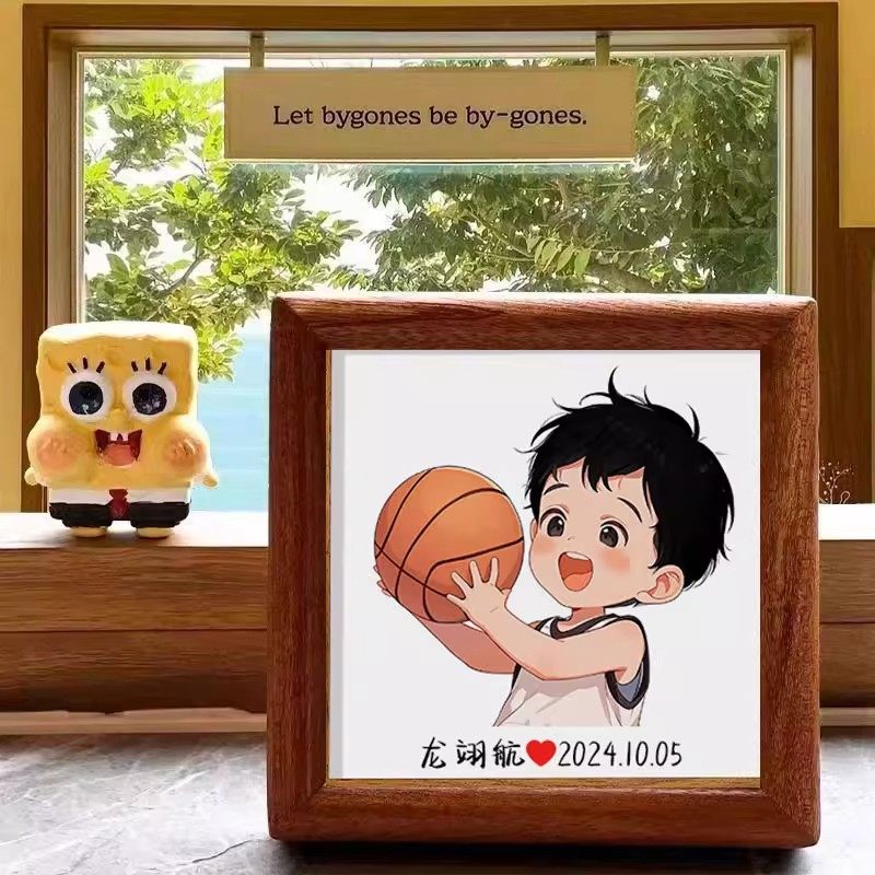 宝宝胎毛脐带纪念品diy相框