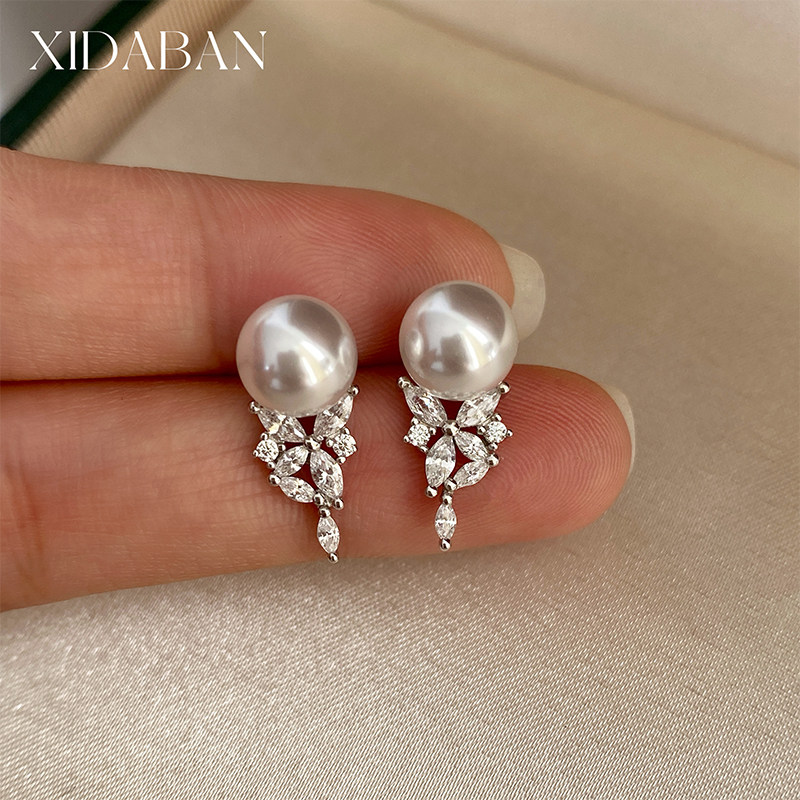 流光系列耳钉正圆强光澳白耳环2025新款精致时尚高级感S925银耳饰,饰品/流行首饰/时尚饰品新,耳钉,淘宝优惠券,粉丝福利购,淘宝优惠卷