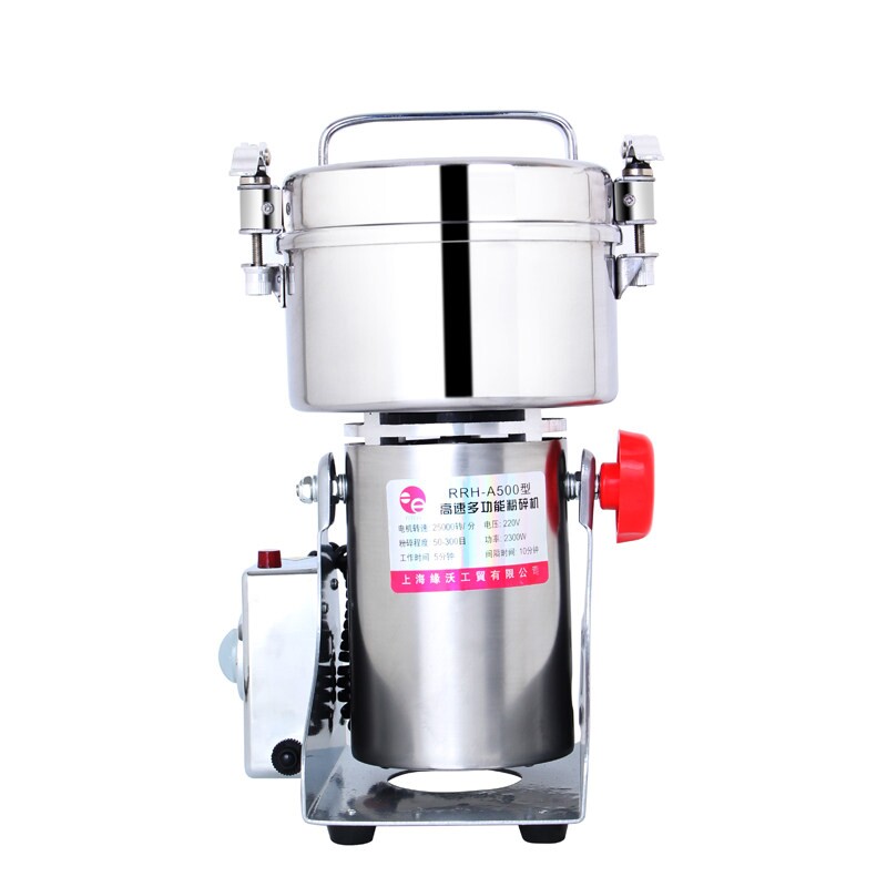 日日红500克中药材粉碎机商用打磨机五谷杂粮磨粉机粉机超细研