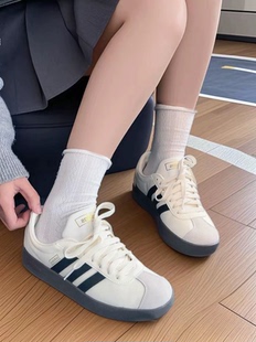 Adidas VL COURT 2.0德训鞋男女同款低帮板鞋JQ1501