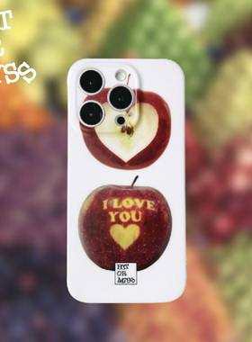 HIT OR MISS心心相印苹果精孔手机壳 iPhone13/14/15promax手机壳原创设计小众ins可爱韩风