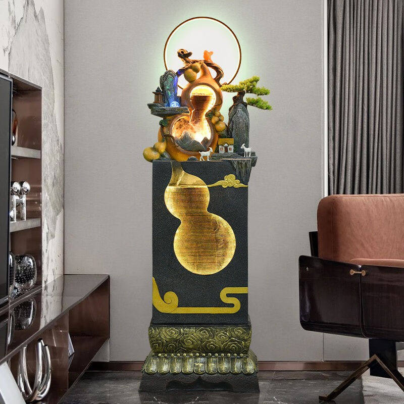 天通泰落地葫芦假山流水喷泉循环水景观摆件办公室客厅店铺开业乔