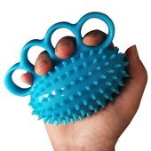 高弹分指握力球器刺球按摩老人康复手指训练握力圈海绵球康复训练