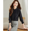 常规开衫 休闲纯色长袖 其他 other25 女装 50周岁修身 女士精品衬衫