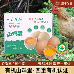有机鸡蛋 新鲜农家散养土鸡蛋30枚礼盒装孕妇宝宝有机土鸡蛋有机