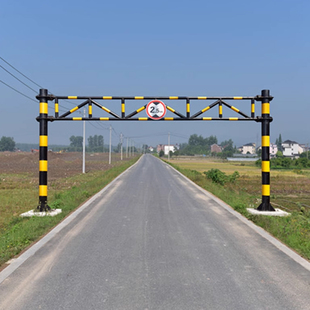 限高架道路公路高速涵洞车库桥面乡道小区龙门架固定旋转限高杆