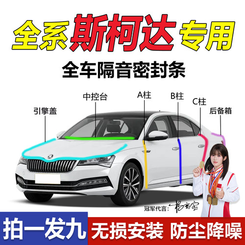 斯柯达汽车专用BC柱中控台密封条