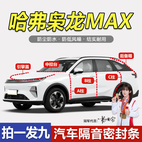 哈弗枭龙MAX车门防尘降噪密封条