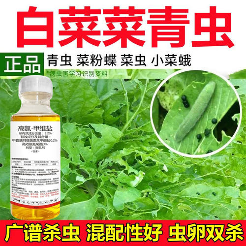 白菜杀虫剂正品农药大全杀虫药菜青虫卷叶暝打白菜地虫子正品药