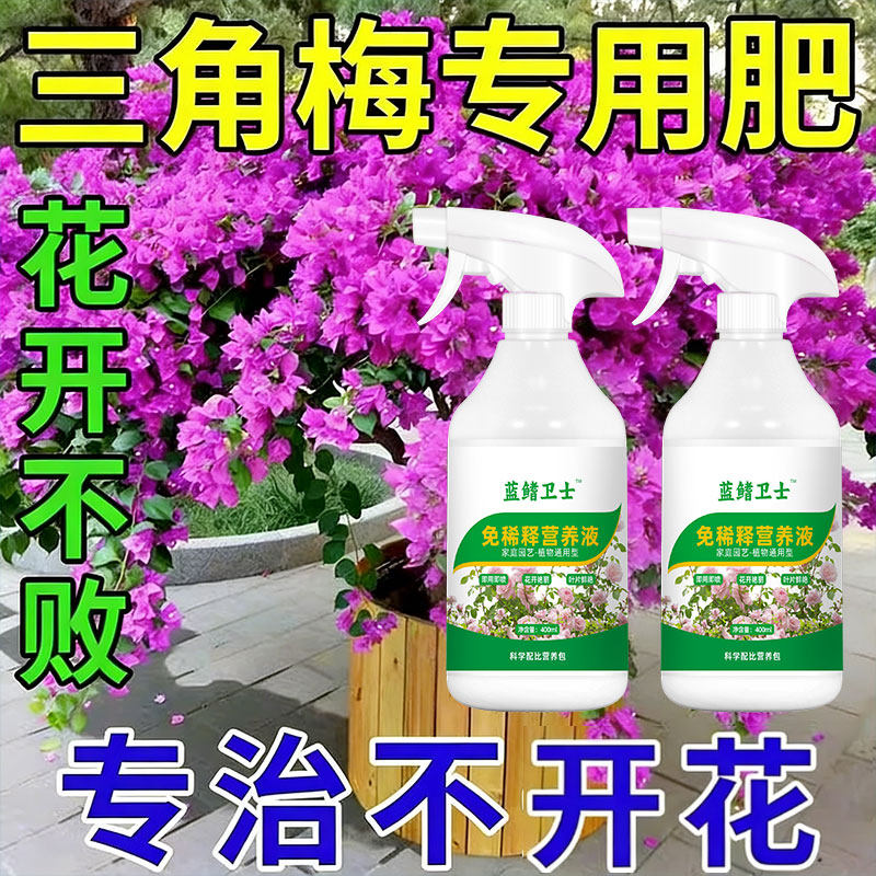 三角梅专用营养液免稀释肥料治叶子发黄掉叶开花专用肥促花,鲜花速递/花卉仿真/绿植园艺,家庭园艺肥料,淘宝优惠券,粉丝福利购,淘宝优惠卷