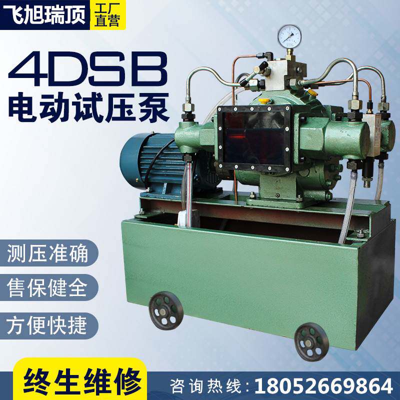 4dsb电动试压泵 4缸高压 压力测试 消防管道打压 厂家直销 现货