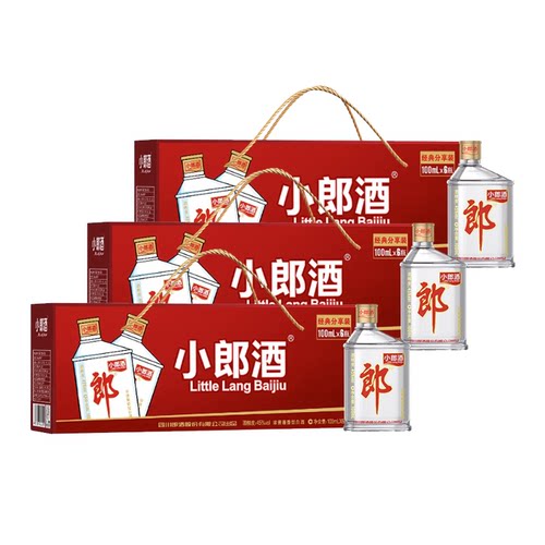 郎酒45度经典小郎酒100ml*18瓶