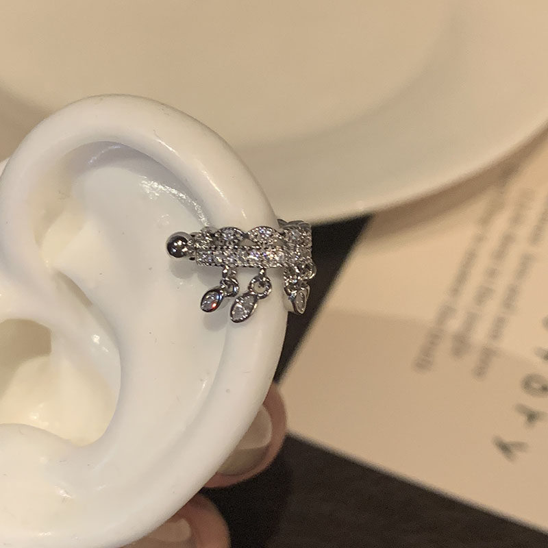 流苏u型耳圈拧耳骨钉钛钢养耳