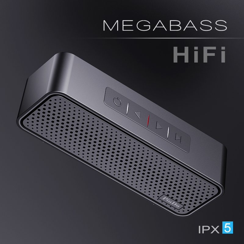 双喇叭户外大音量无线蓝牙音箱3d