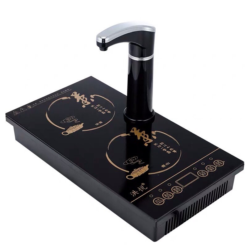平板电磁茶炉自动上水三合一煮茶用烧水壶功夫茶具平面泡茶炉器家