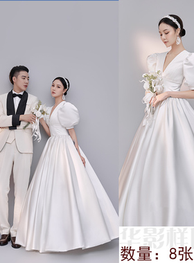 2022婚纱样片主题影楼展会情侣婚纱照放大样片P109