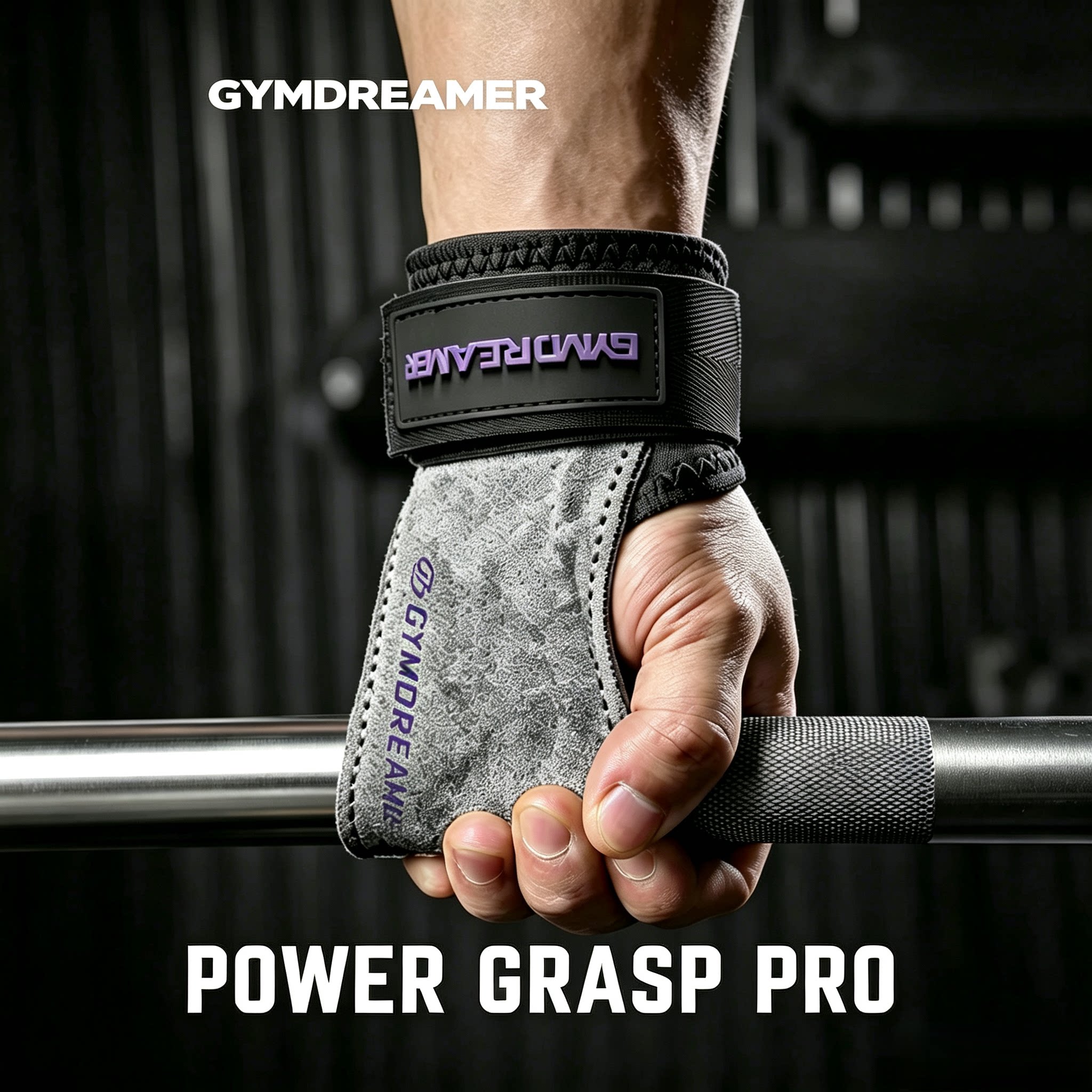 GYMDREAMER牛皮防滑助力带引体