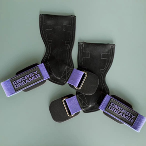 GYMDREAMER硬拉橡胶护掌助力带健身手套引体向上辅助护腕握力带