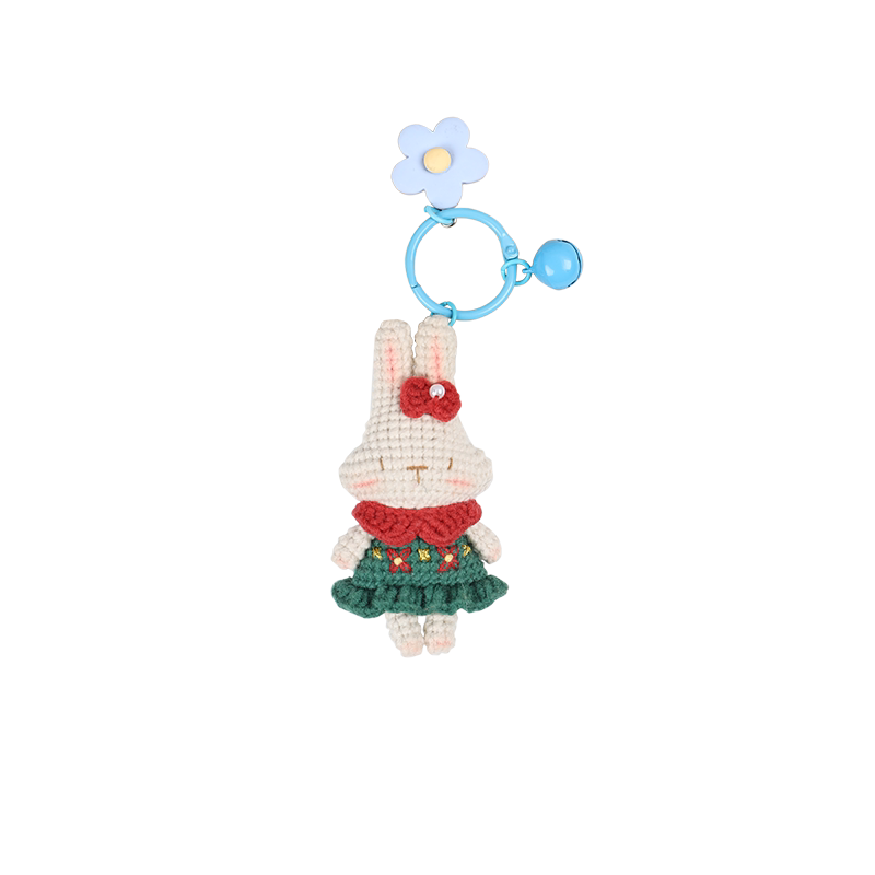 花花小兔子毛线玩偶材料包