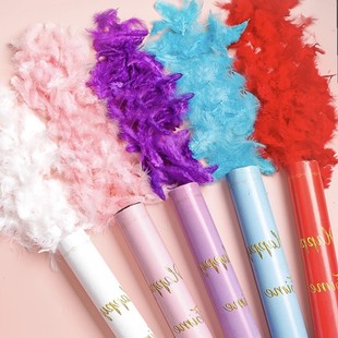 羽毛婚礼烟花礼花筒礼炮礼筒炮生日喷焰花气氛组氛围道具礼花棒喷