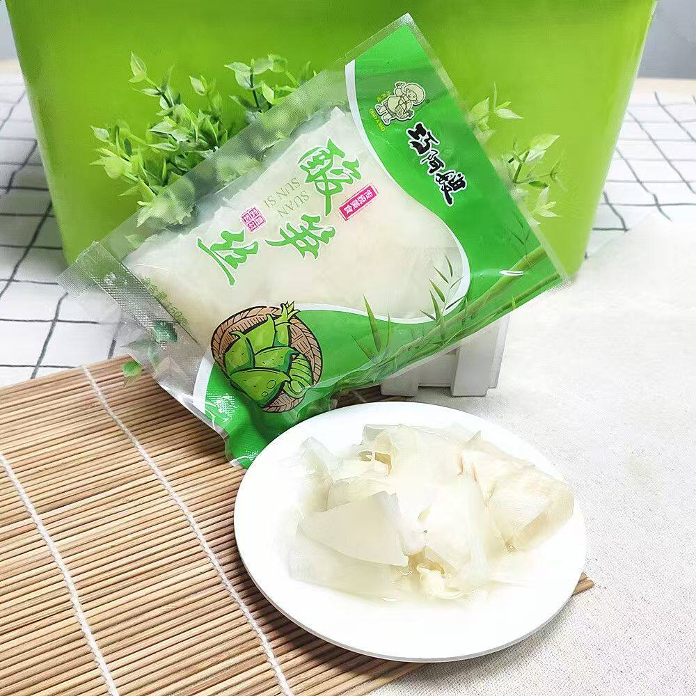 包邮 福建福州特色巧阿嫂酸笋丝150克x5包 传统美食麻笋 俗称臭笋