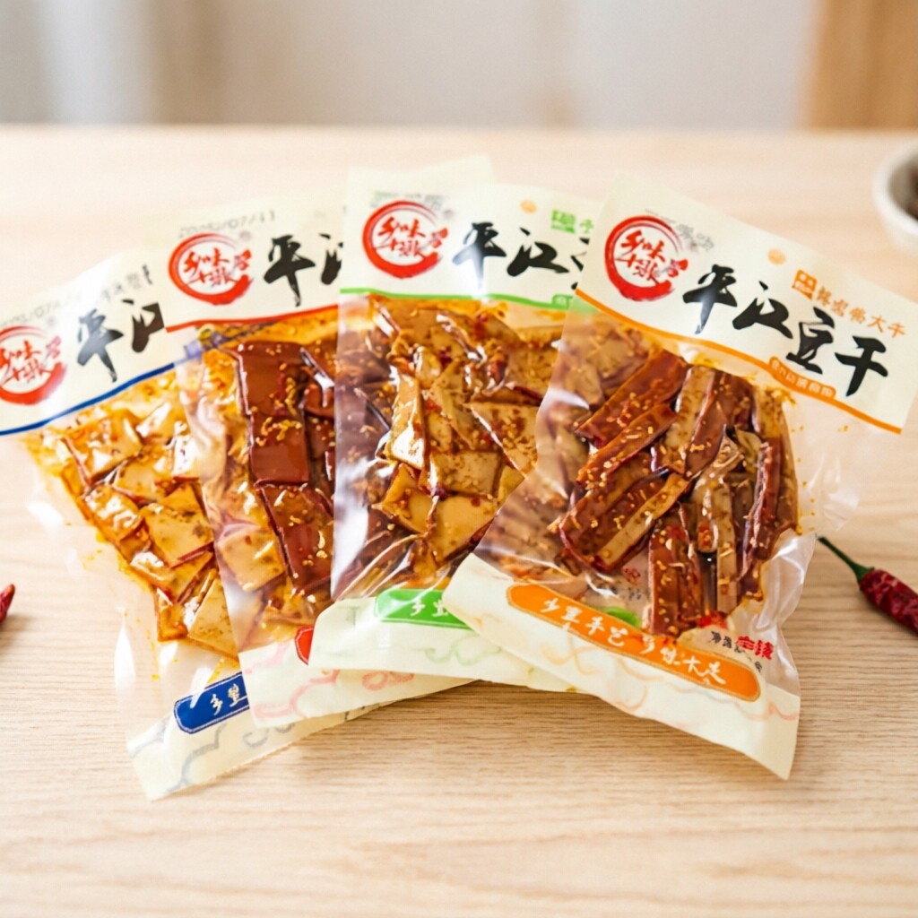 平江豆干鲜卤酱干 柴火干95g湖南特色 解馋零食儿时小吃豆制品