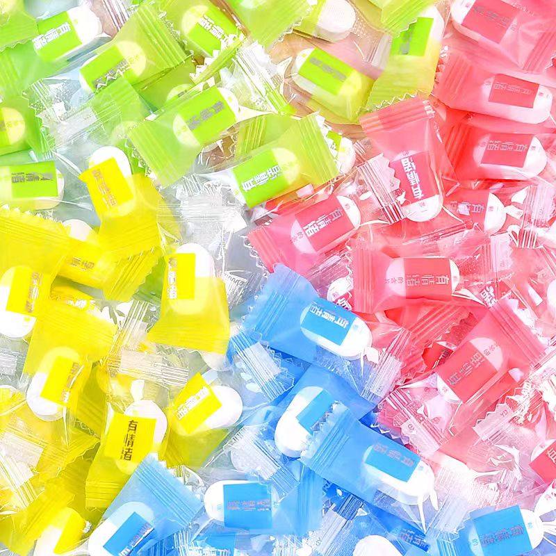 有情绪无糖薄荷糖清新口气接吻口香糖润喉小糖果少女心随身糖