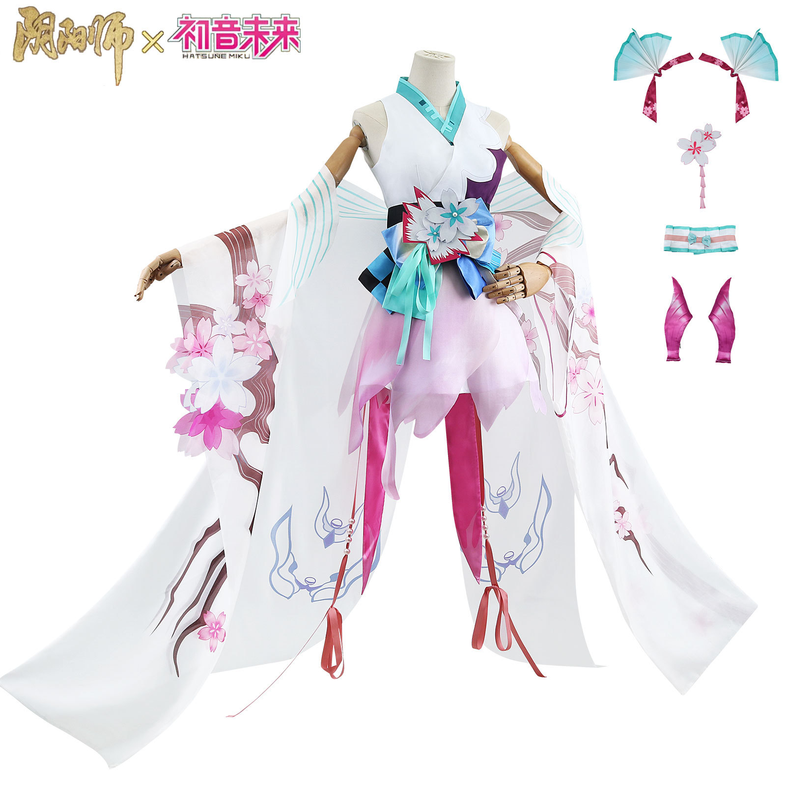 虚拟偶像雪未来cos服阴阳师联名雪未来觉醒后cosplay游戏动漫服装