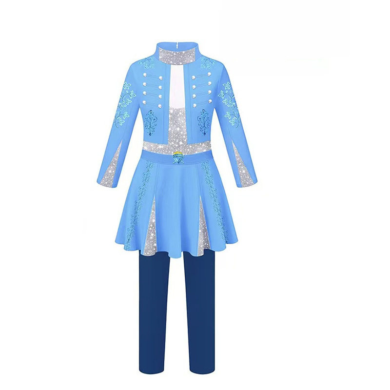 后裔5暗黑仙境cos服小红同款儿童连衣裙万圣节红公主连体衣表演服