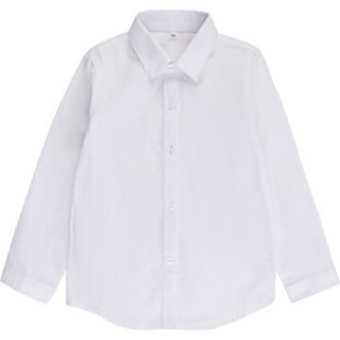 幼儿园园服中小学生正装西装内搭白色长袖短袖衬衫校服套装定做
