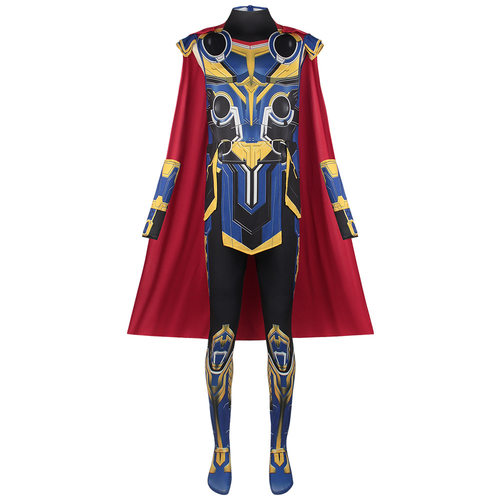 万圣节cos服雷神4男女雷神索尔简儿童成人紧身连体衣cosplay表演