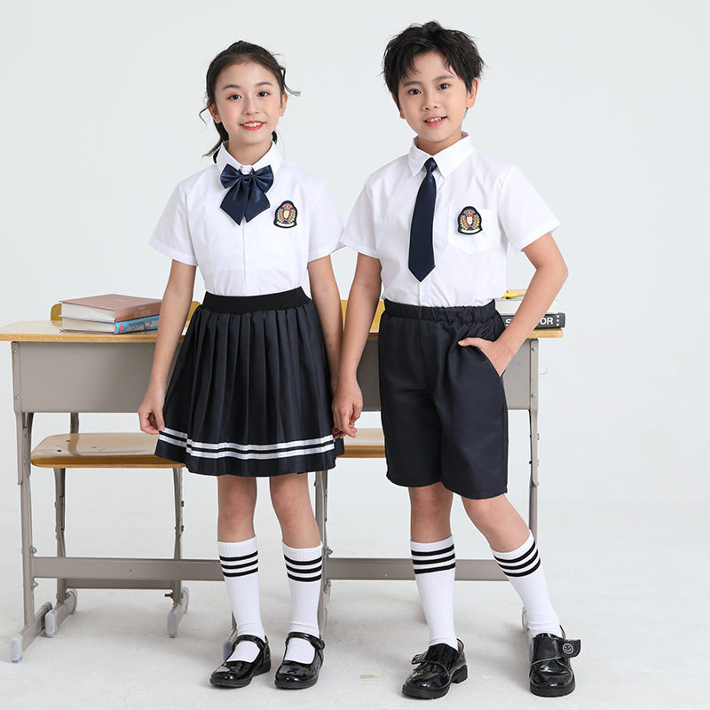 儿童合唱演出服大合唱团中小学生诗歌朗诵表演服英伦风幼儿园校服