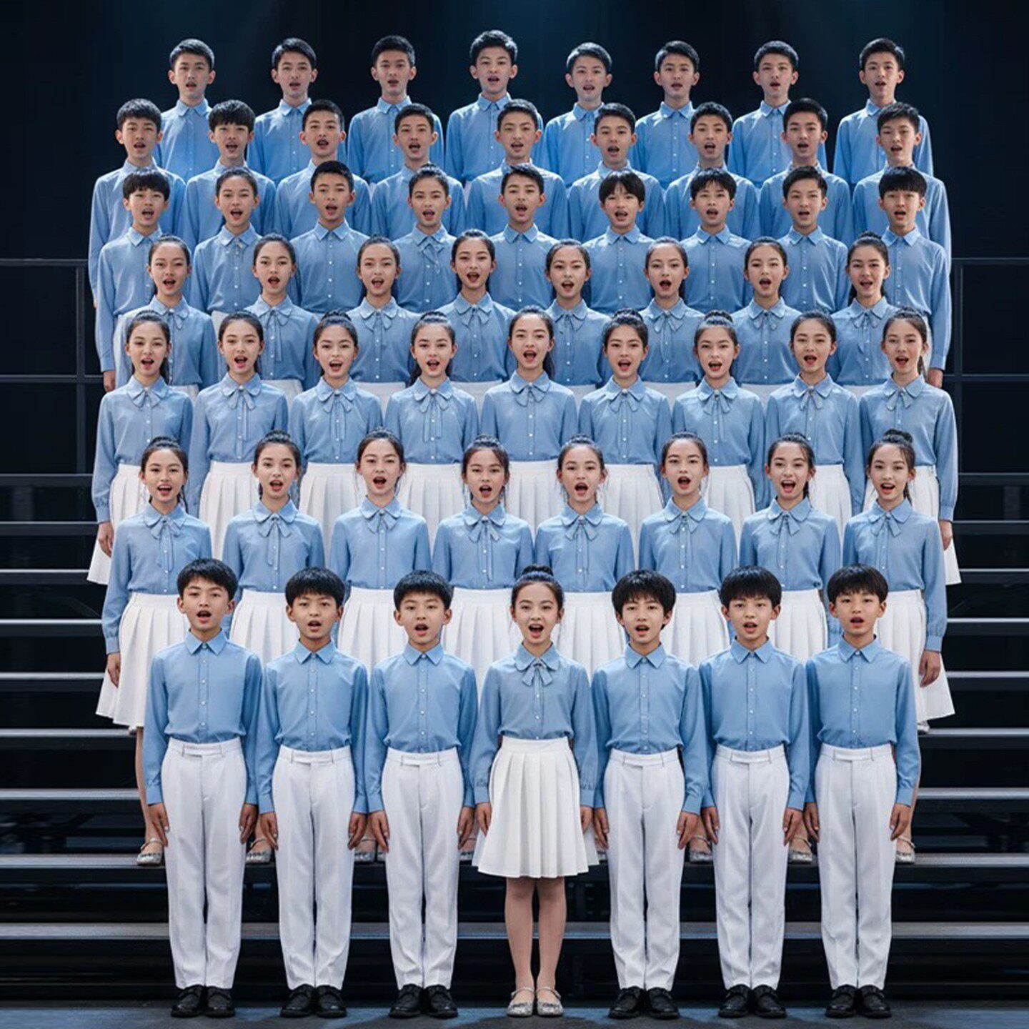 儿童大合唱红领巾演出服中小学生爱国诗朗诵表演服少儿合唱团班服