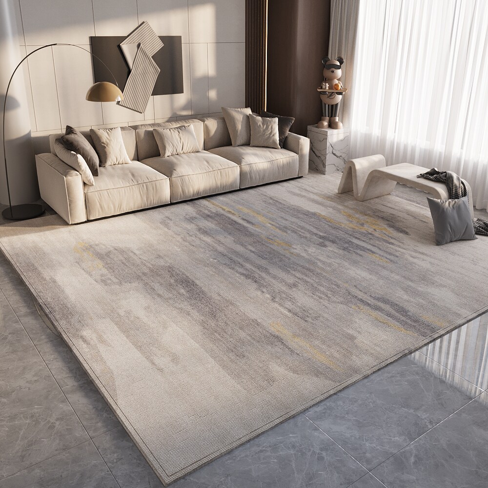 意式轻奢风客厅地毯沙发茶几地垫现代简约高级感家用卧室2025新款