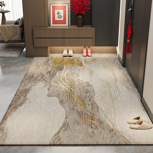 轻奢入户门地垫高级感防滑家用地毯门垫进门玄关大门口脚垫可裁剪