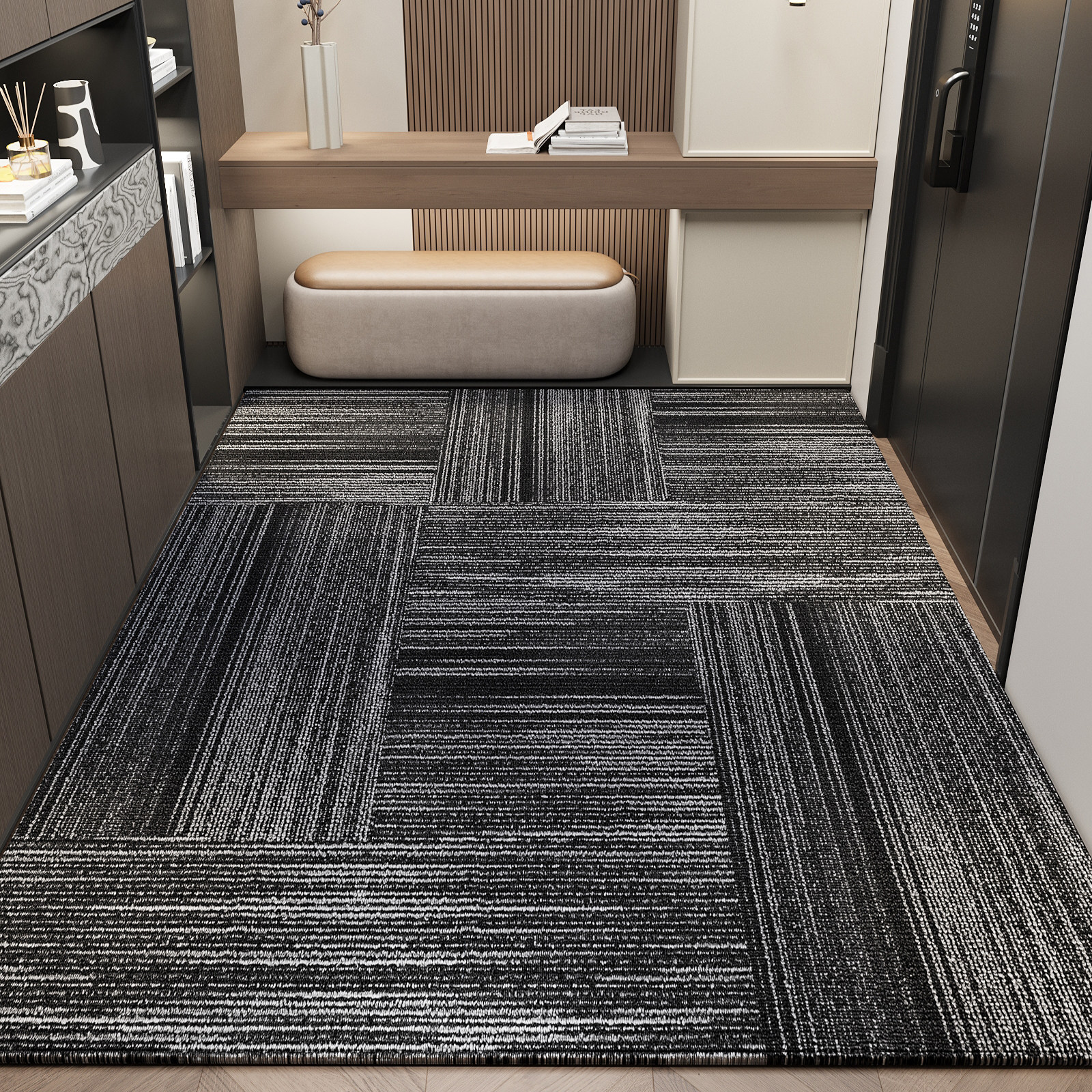 高级感入户门地垫家用进门门垫大门口玄关脚踏垫耐脏防滑地毯耐脏,居家布艺,入户地垫,淘宝优惠券,粉丝福利购,淘宝优惠卷