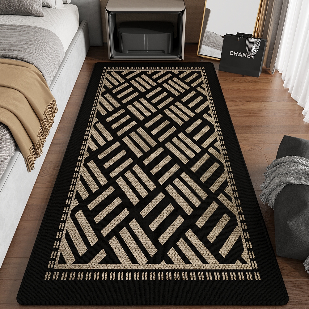 卧室床边毯客厅地毯沙发茶几垫长条毯子耐磨防滑地垫轻奢脚垫免洗