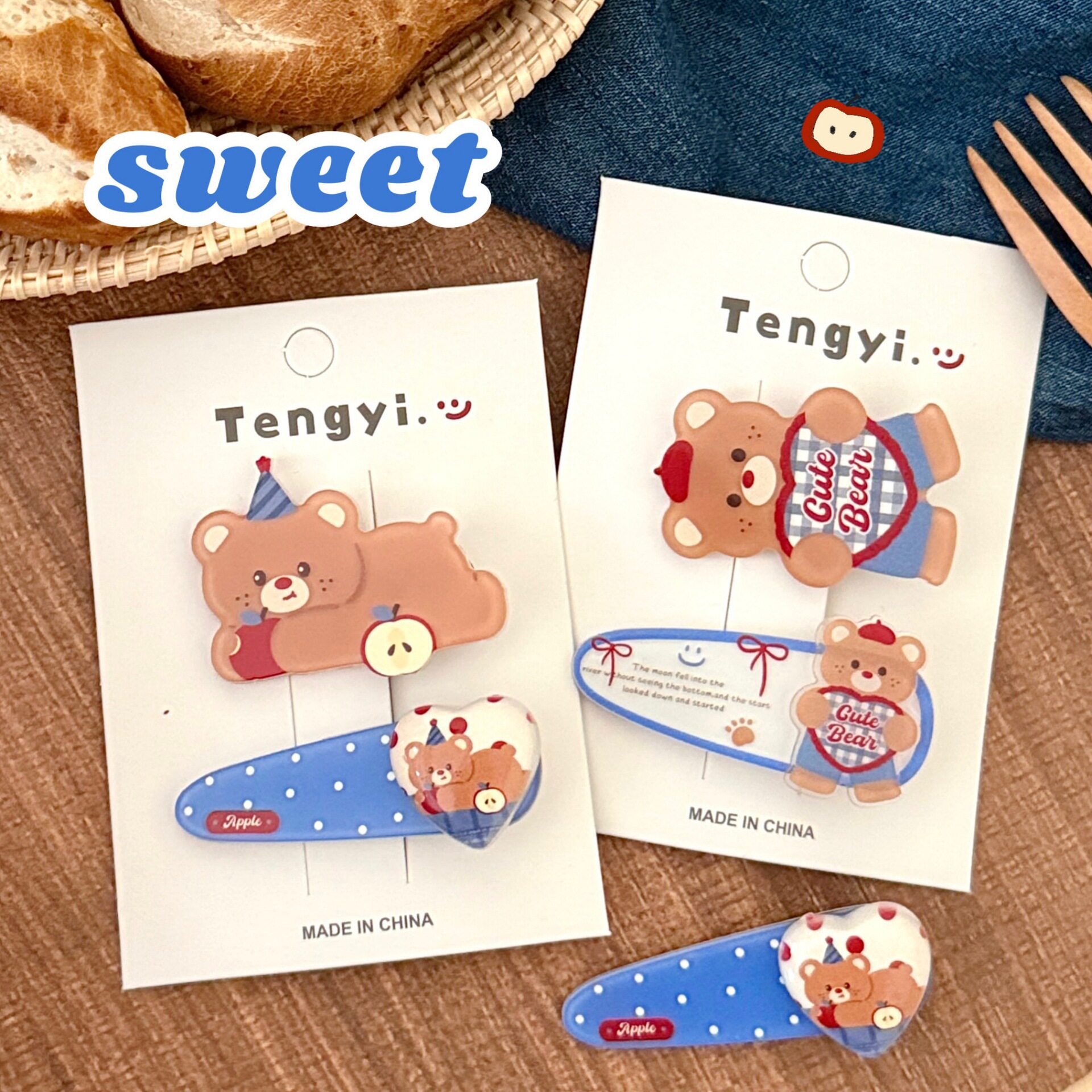 腾亿优品活动礼品软萌可爱发饰