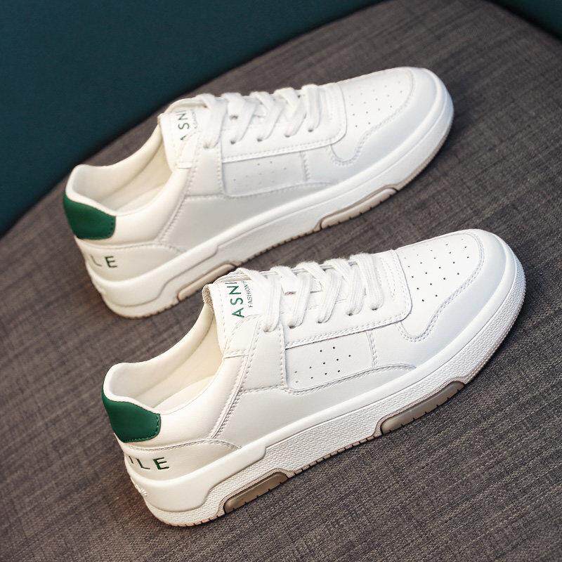 巨舒服~2025新款平底真皮小白鞋女软底不累脚运动休闲鞋百搭板鞋