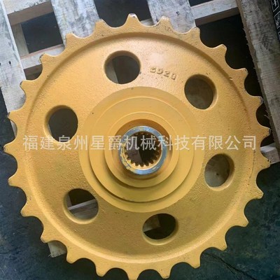 泉州 挖掘机四轮一带支重轮轨总成铲斗斗齿 推土机 支重轮 托链轮