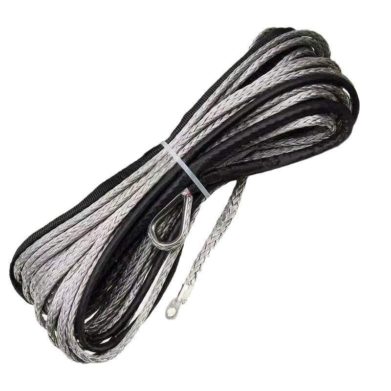 绞盘绳高分子聚乙烯5mm*15M越野utvatv拖车绳北极星winch rope